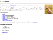 Tablet Screenshot of plauger.com